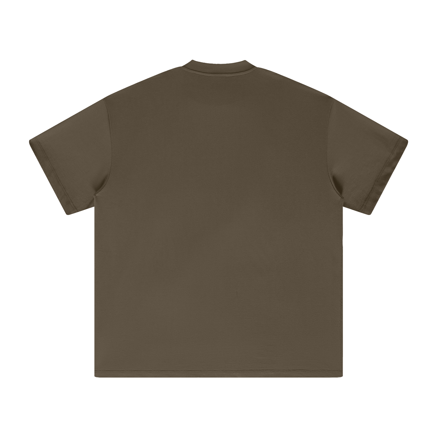 White Print Nuuz Art/ Taiaha Heavyweight T-Shirt