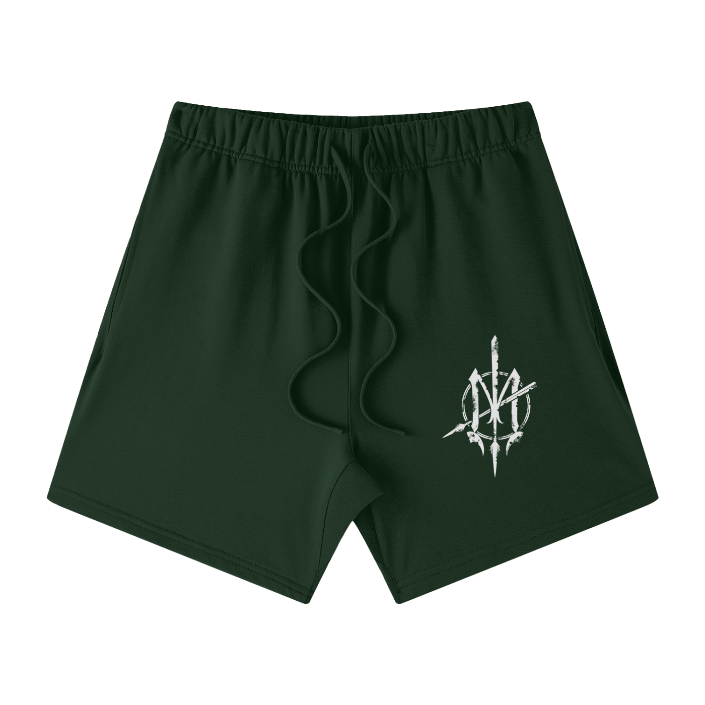 Streetwear Heavyweight Loose Fit Cotton Shorts - NA Logo