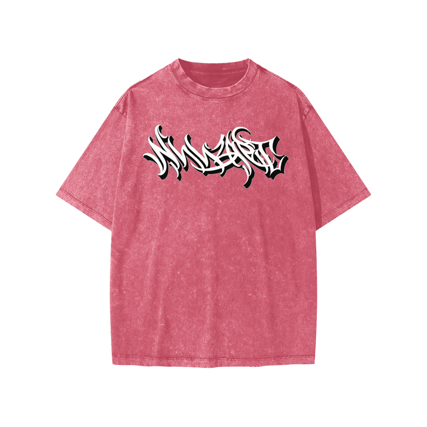 Snow Washed Youth Tee - Nuuzart Graffiti with Moko Kauae