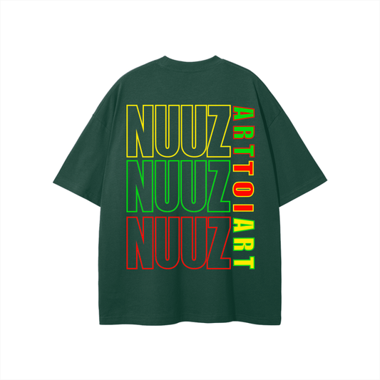 Blank on the Front with NUUZTOI / ART on the back Oversize Tee