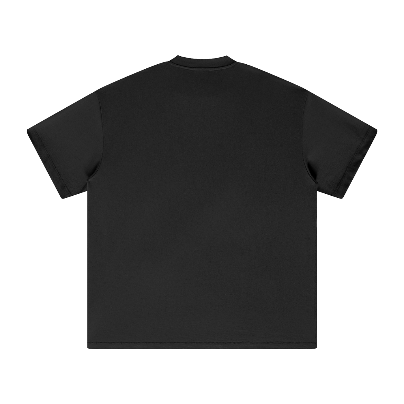 White Print Nuuz Art/ Taiaha Heavyweight T-Shirt