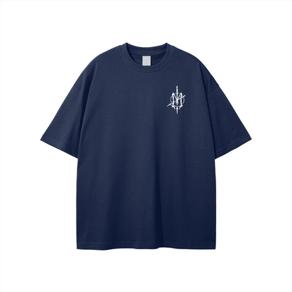 Nuuz Art/ Taiaha chest & Full back print - T-Shirt