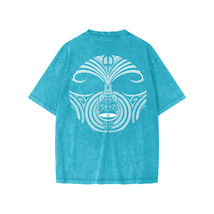 Snow Washed Youth Tee - Nuuzart Graffiti with Mataora