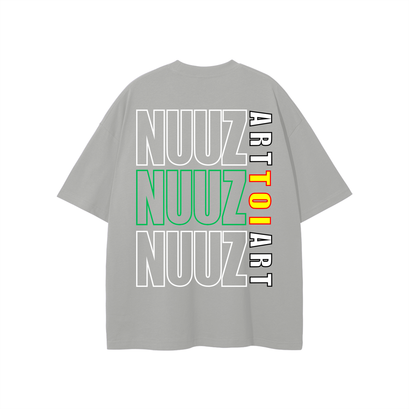 Nuuz Art/ Taiaha chest & Full back print - T-Shirt