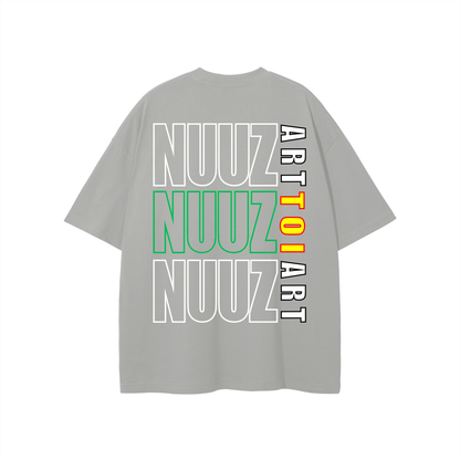 Nuuz Art/ Taiaha chest & Full back print - T-Shirt