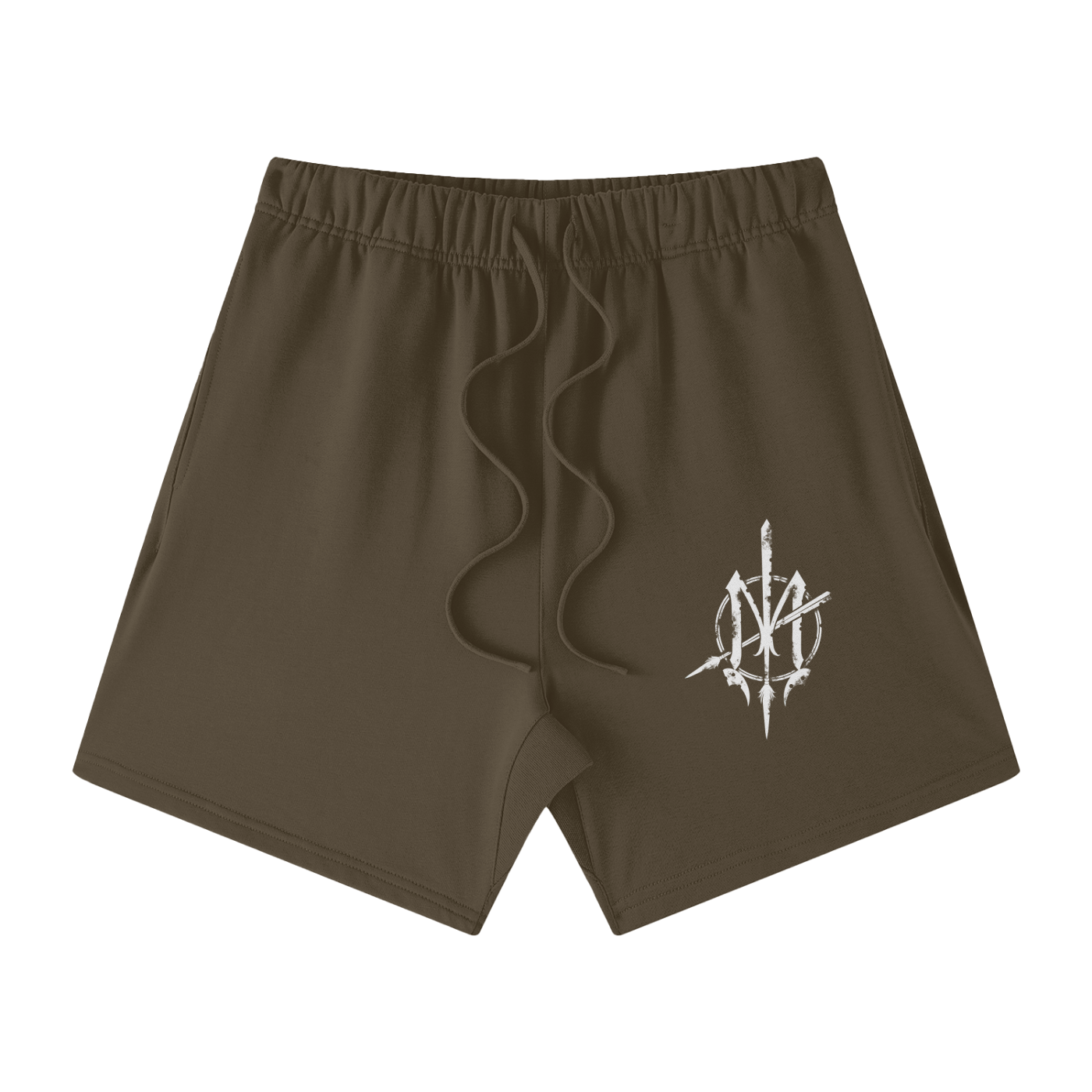 Streetwear Heavyweight Loose Fit Cotton Shorts - NA Logo