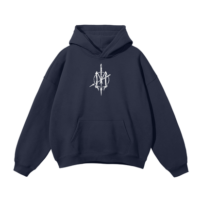 Nuuz Art/ Taiaha and Mataora Solid Colour Hoodie