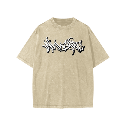 Snow Washed Youth Tee - Nuuzart Graffiti with Mataora