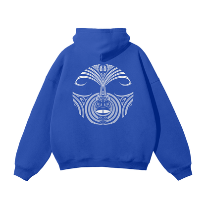 Nuuz Art/ Taiaha and Mataora Solid Colour Hoodie