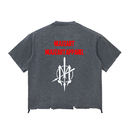 InkAddict Men’s Raw-Hem Box Tee