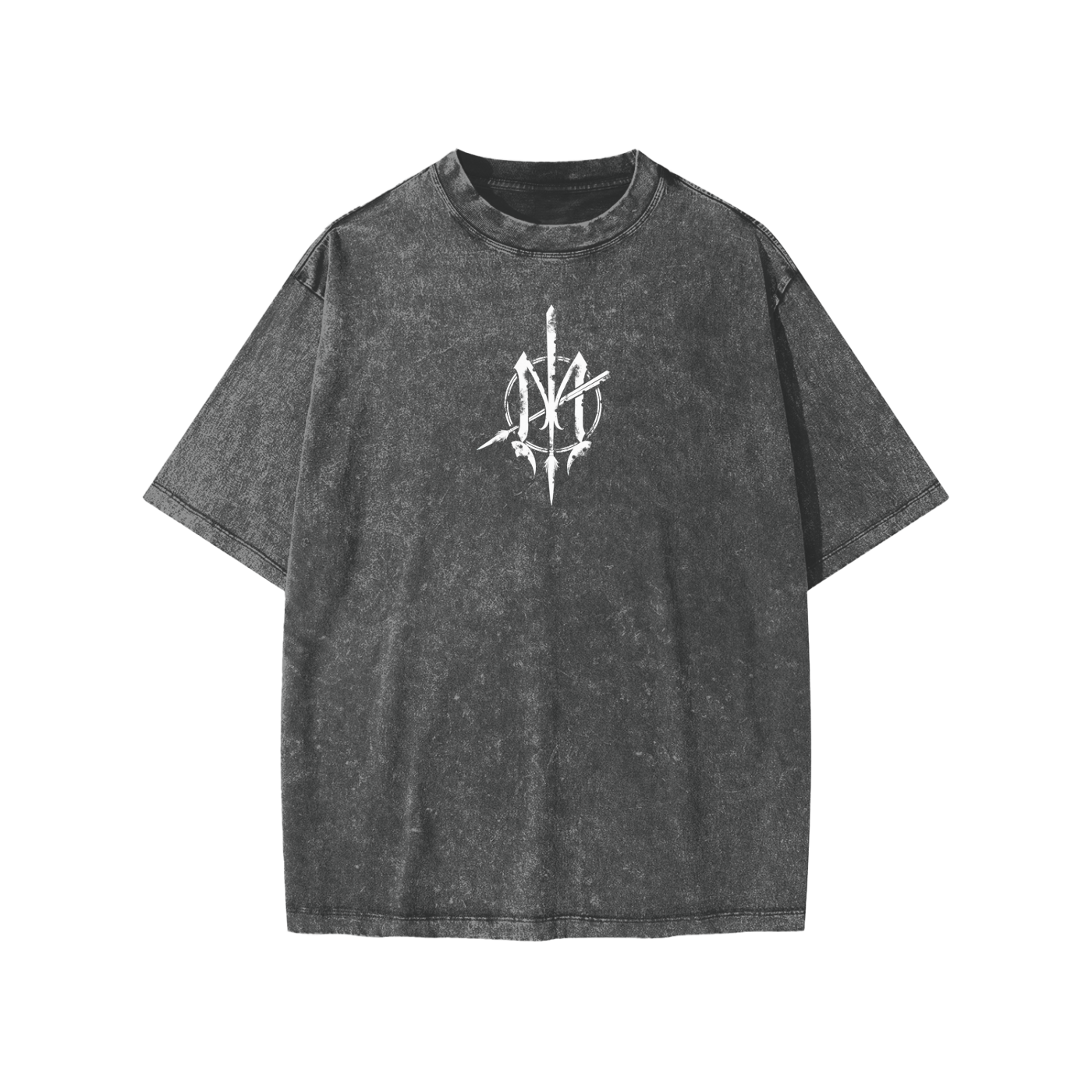 Snow Washed Youth Tee Nuuz Toi & Taiaha logo
