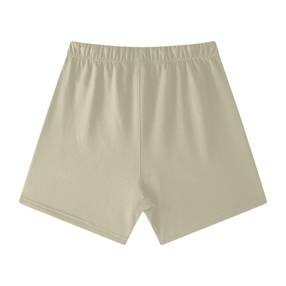 Streetwear Heavyweight Loose Fit Cotton Shorts - NA Logo
