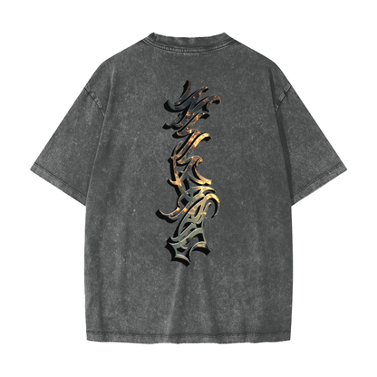 American Vintage Waxed Dyed  Heavyweight Mind Over Matter Tee
