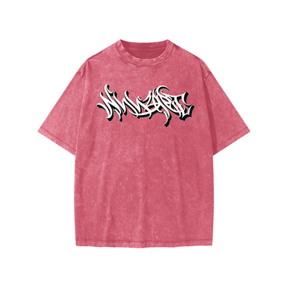 Snow Washed Youth Tee - Nuuzart Graffiti with Mataora