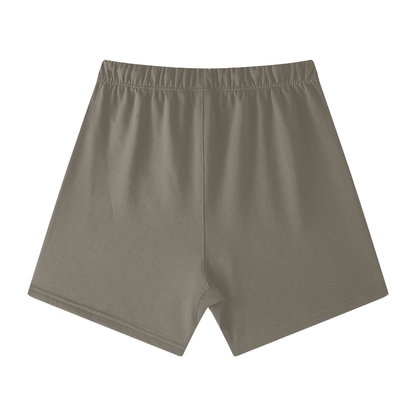 Streetwear Heavyweight Loose Fit Cotton Shorts - NA Logo