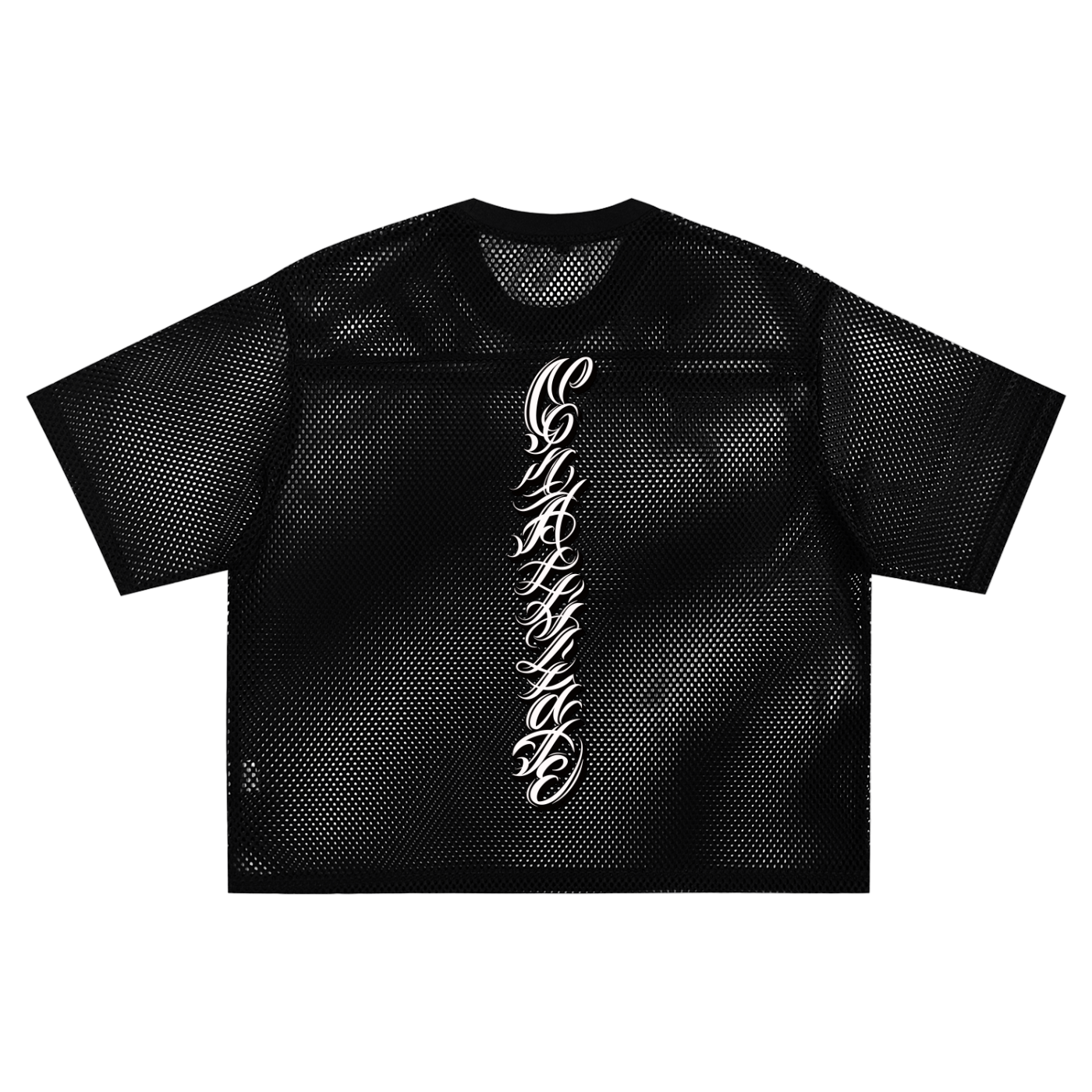See-through Boxy Net T-shirt