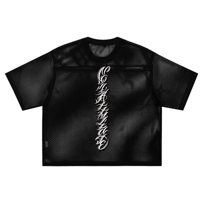 See-through Boxy Net T-shirt