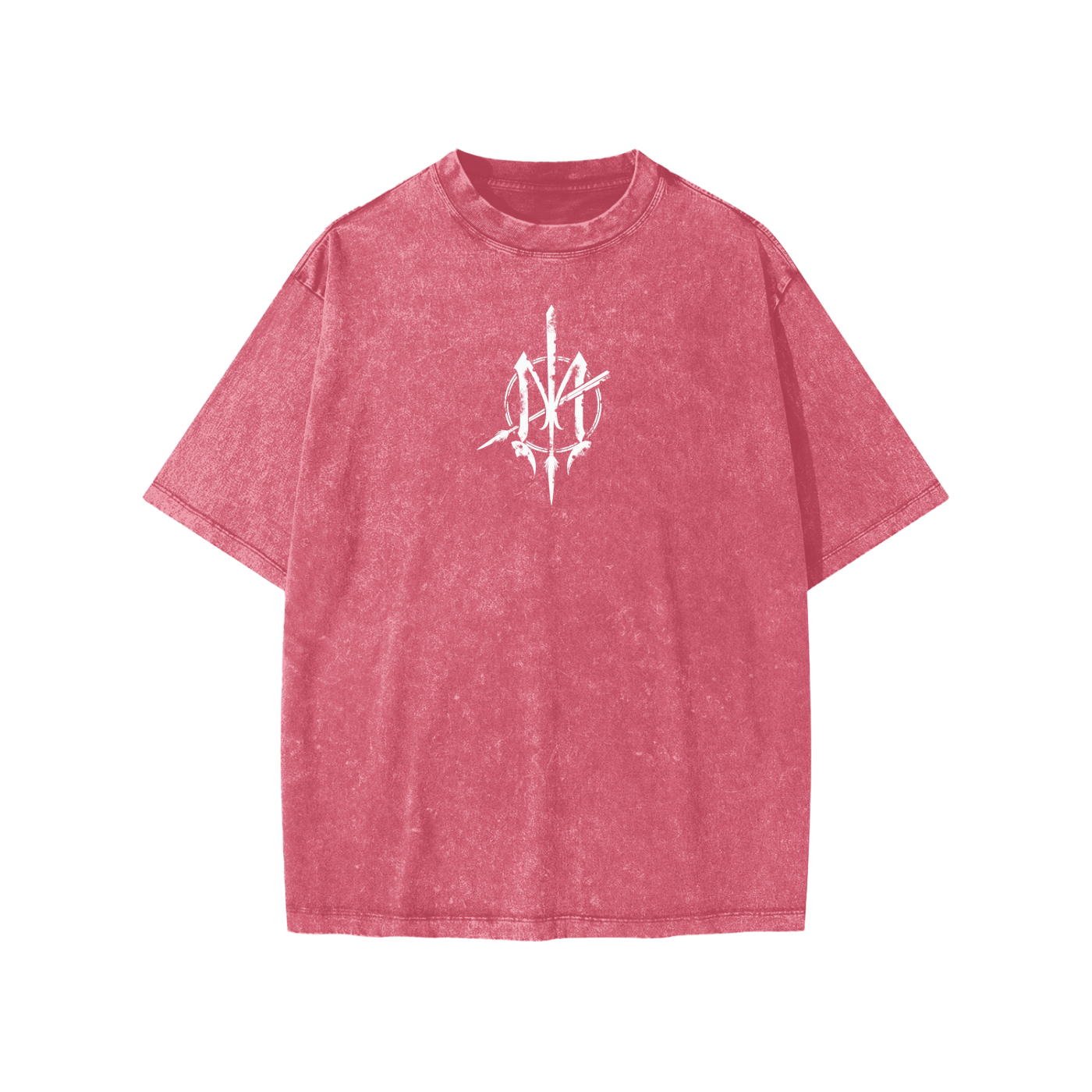 Snow Washed Youth Tee Nuuz Toi & Taiaha logo