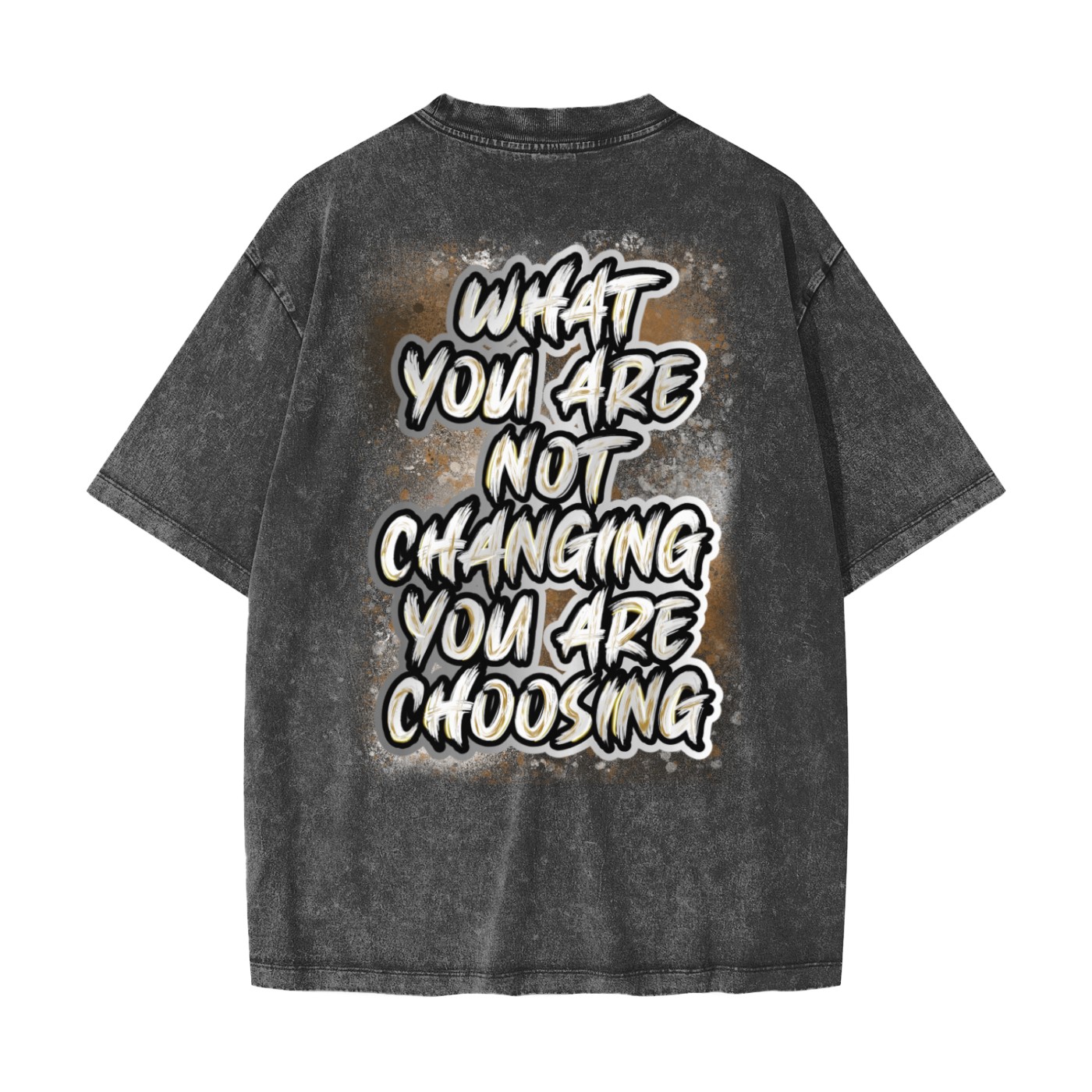 Vintage Waxed Dyed Motivation Mind Over Matter Tee
