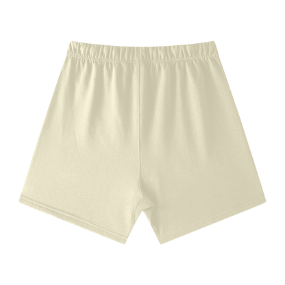 Streetwear Heavyweight Loose Fit Cotton Shorts - NA Logo