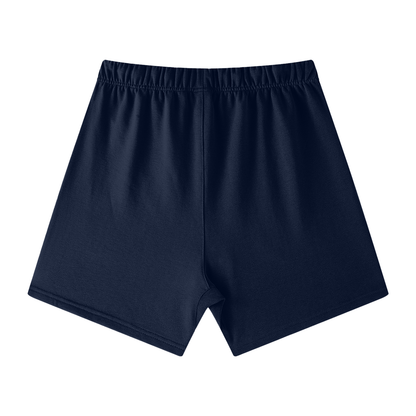 Streetwear Heavyweight Loose Fit Cotton Shorts - NA Logo