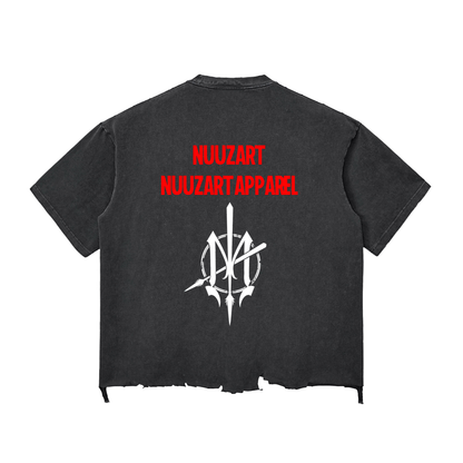 InkAddict Men’s Raw-Hem Box Tee