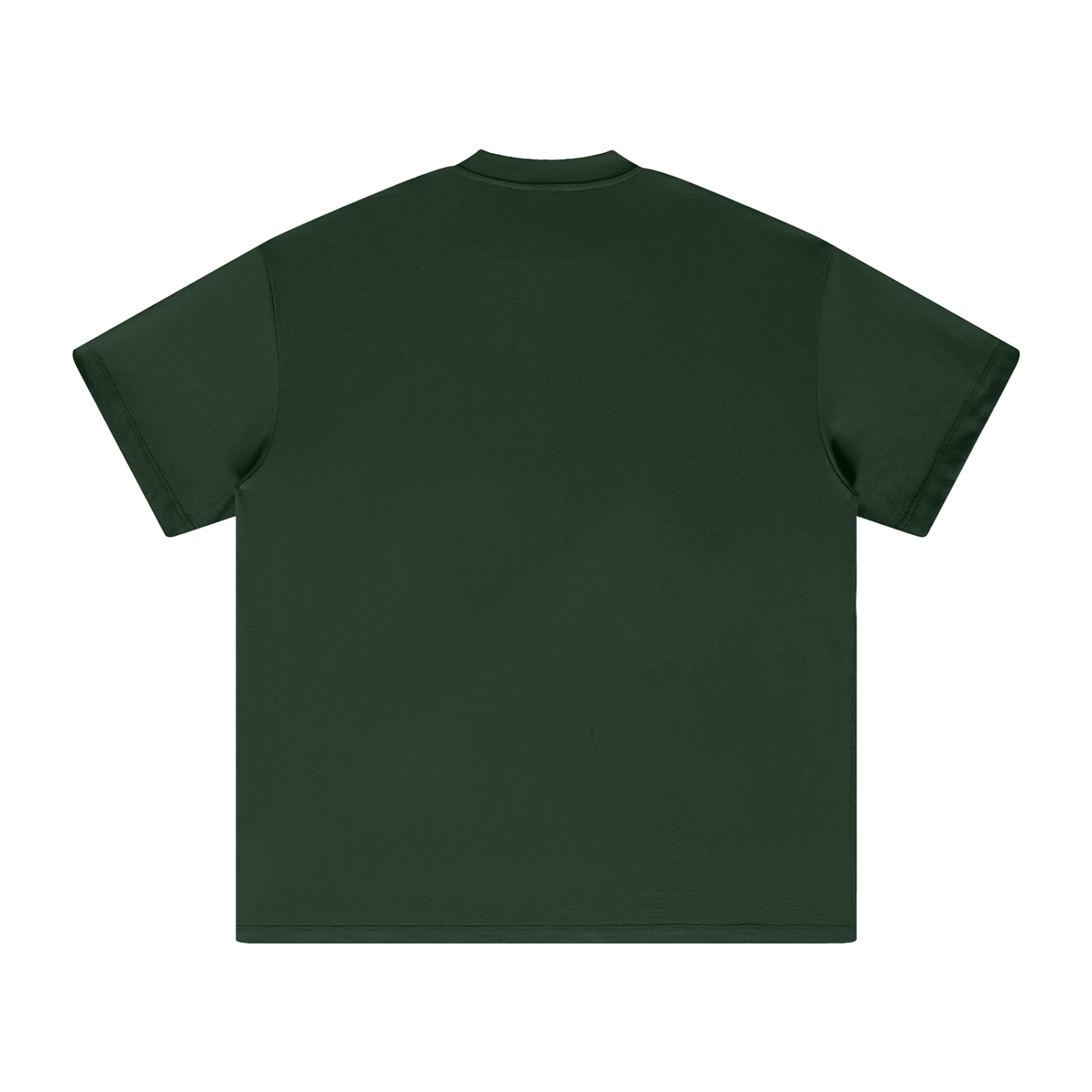 White Print Nuuz Art/ Taiaha Heavyweight T-Shirt