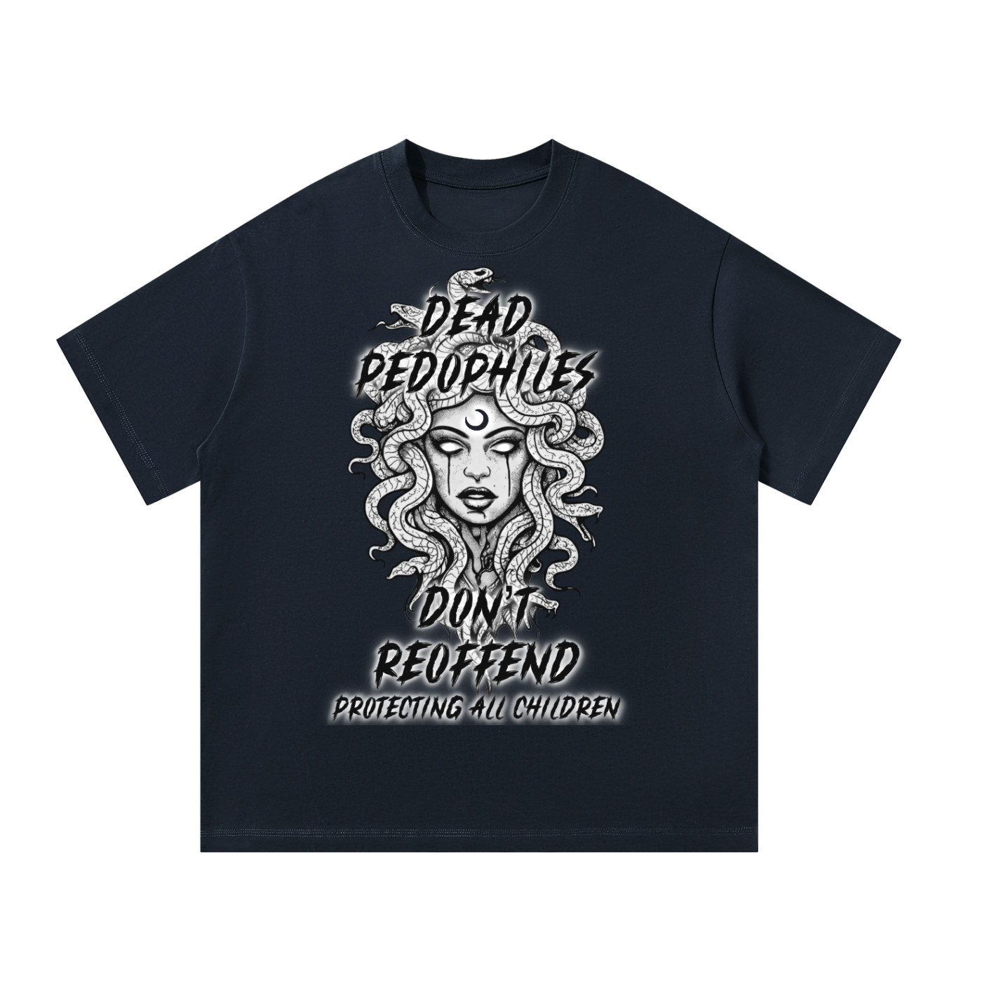 Oversized T-Shirt Medusa with text T2
