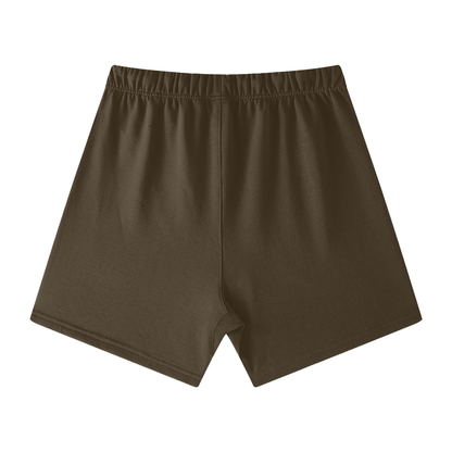 Streetwear Heavyweight Loose Fit Cotton Shorts - NA Logo