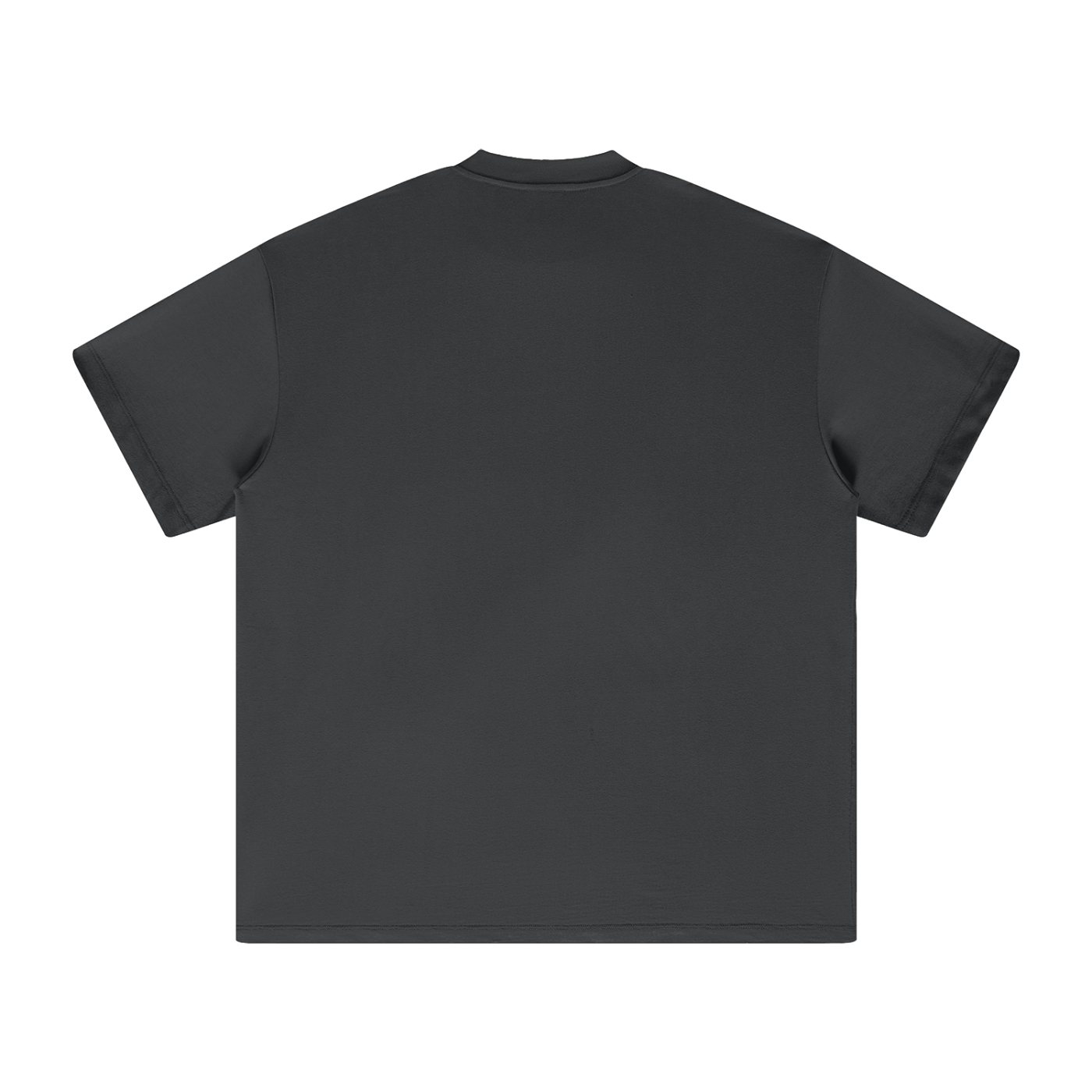 White Print Nuuz Art/ Taiaha Heavyweight T-Shirt