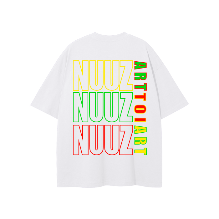 Blank on the Front with NUUZTOI / ART on the back Oversize Tee