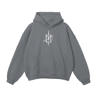 Nuuz Art/ Taiaha and Moko Kauae Solid Colour Hoodie