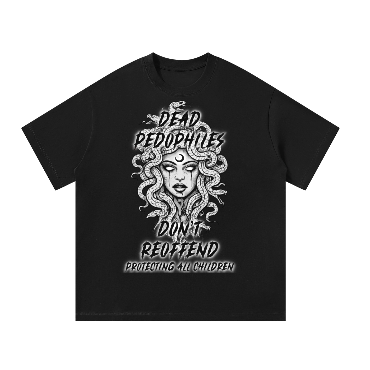 Oversized T-Shirt Medusa with text T2