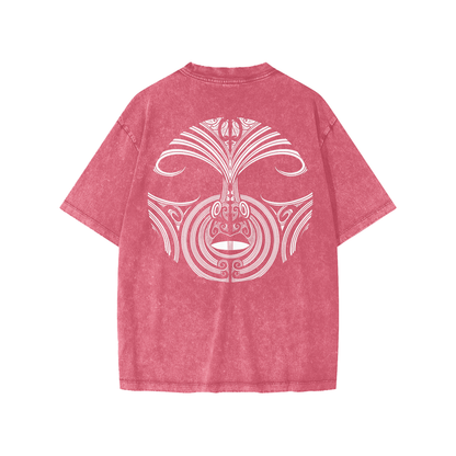 Snow Washed Youth Tee - Nuuzart Graffiti with Mataora