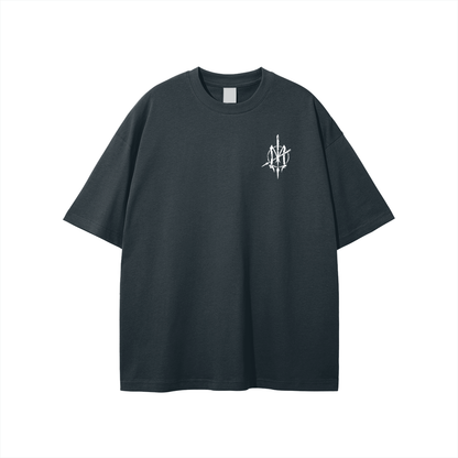 Nuuz Art/ Taiaha chest & Full back print - T-Shirt