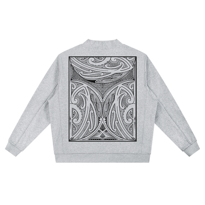 Moko Printed - Grey Cardigan
