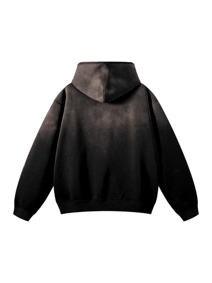 Kauae and Block Nuuz Art Logo Washed Dyed Fleece Hoodie