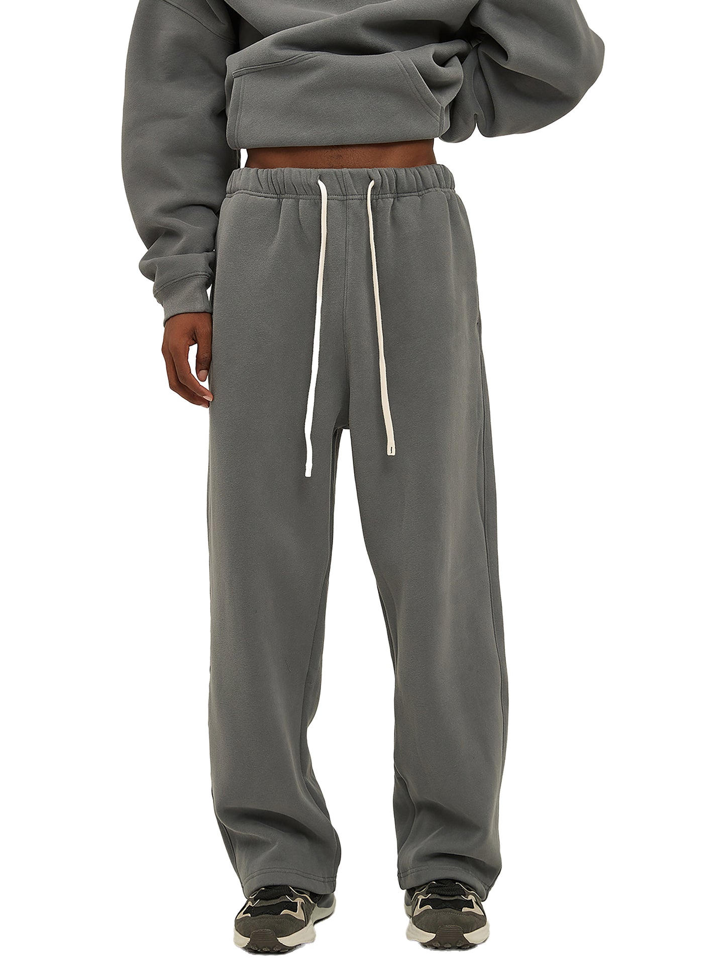 Nuuz Art/ Taiaha Solid Colour Straight Leg Trackies