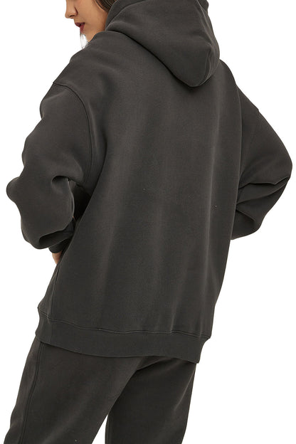 Nuuz Art/ Taiaha and Mataora Solid Colour Hoodie