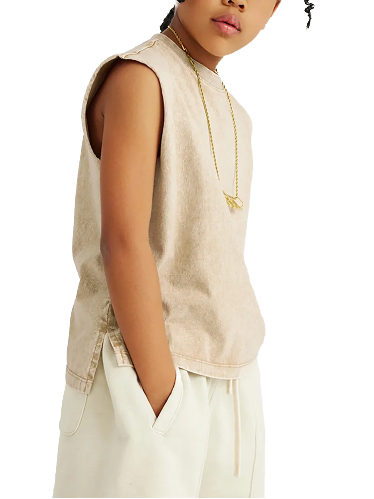 Snow Washed Youth Tank Top