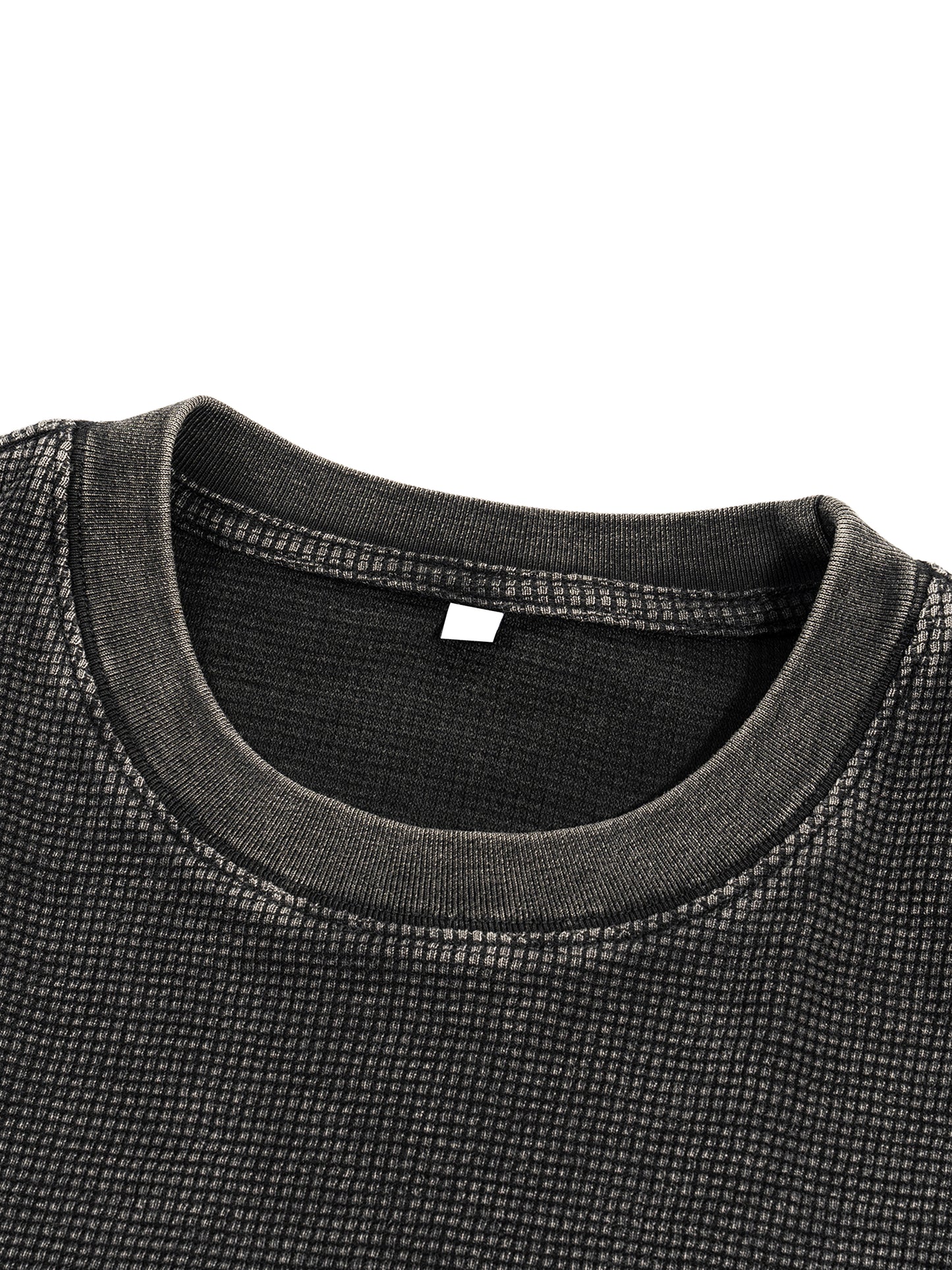 Waffle-Texture Washed Boxy Nuuz Art Graffiti Tee
