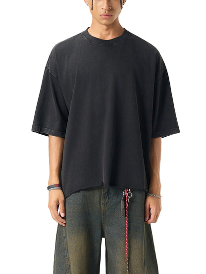 InkAddict Men’s Raw-Hem Box Tee