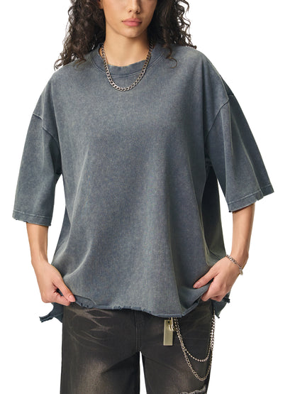 InkAddict Men’s Raw-Hem Box Tee