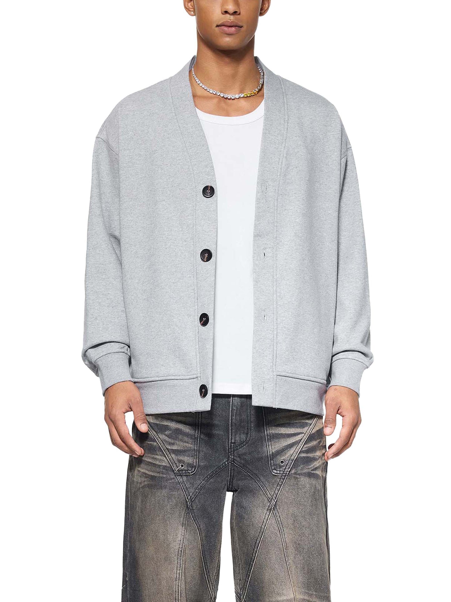 Moko Printed - Black Cardigan